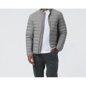 NWT Vuori Steadfast Insulated Full Zip Jacket Puffer Shiitake Gray Men Medium